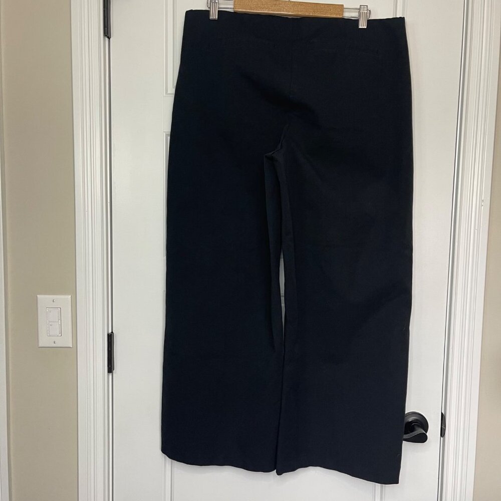 Old Navy Womens Black High-Rise Pixie Wide-Leg Pants Size XL‎ Comfort Waistband - Picture 2 of 9